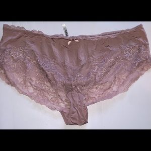 LIKE NEW Adore Me Kiara Hipster Panty 2X in Mauve - MATCHING BRA IN CLOSET